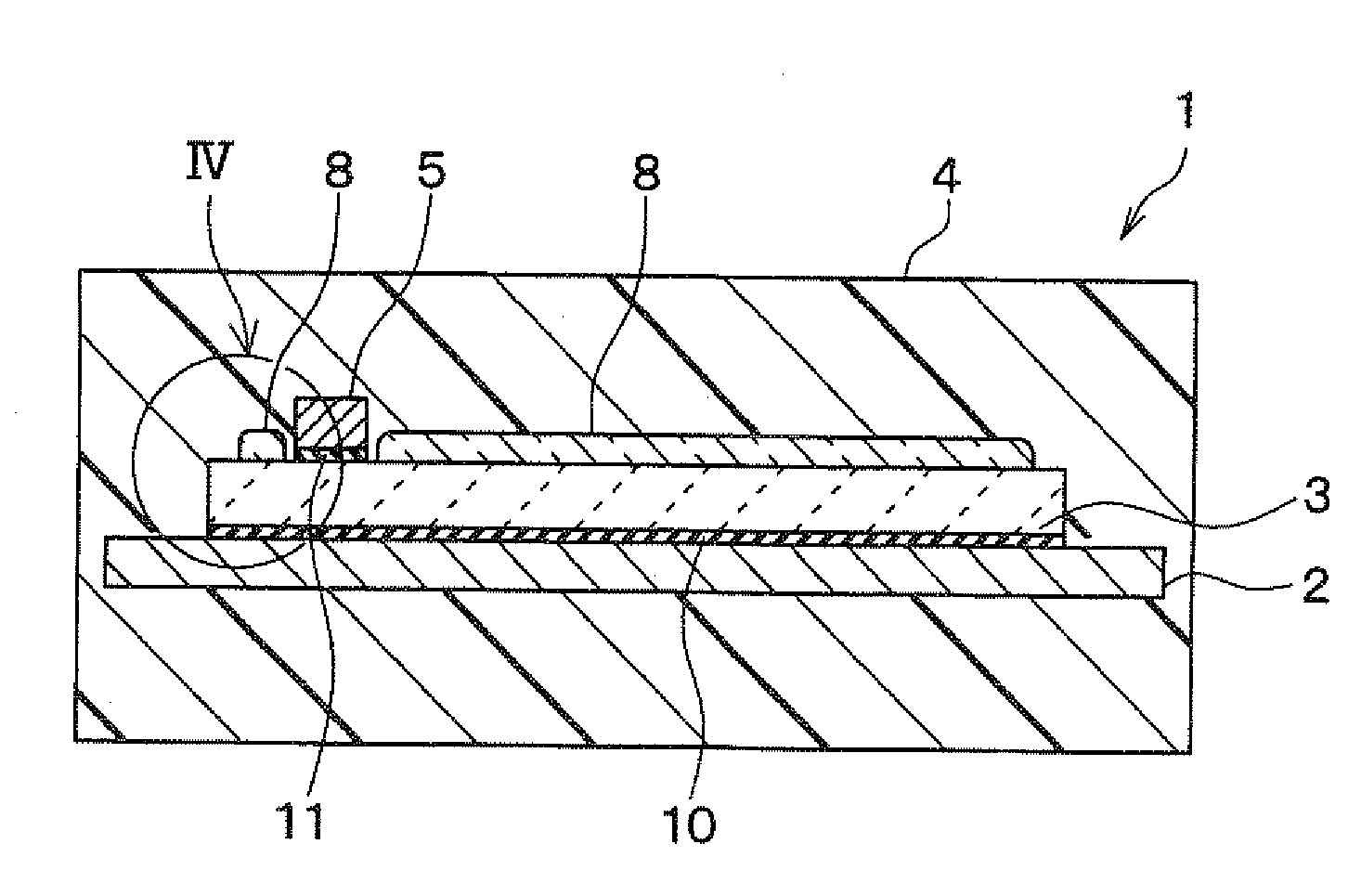 Resin molded semiconductor device