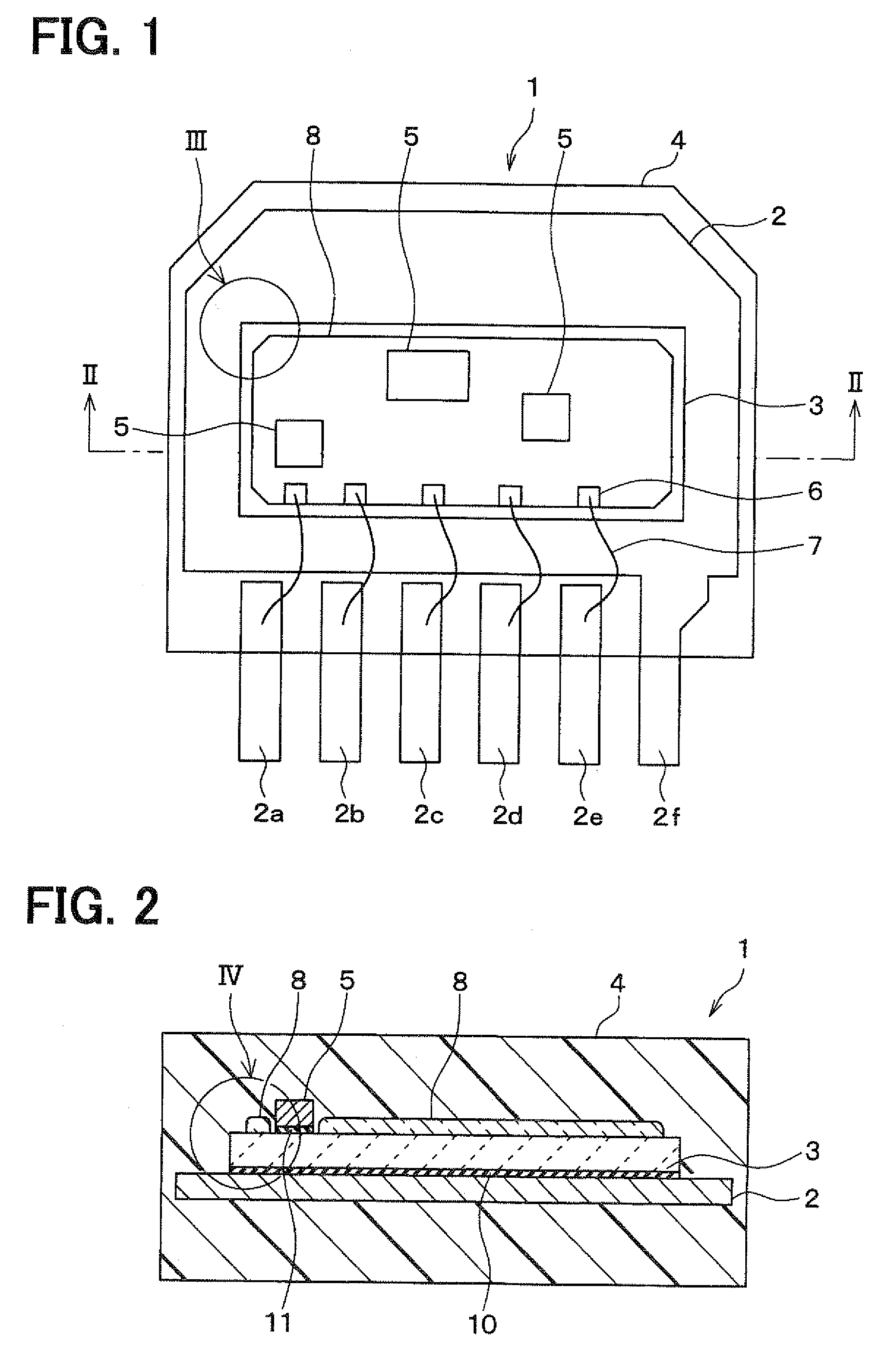 Resin molded semiconductor device