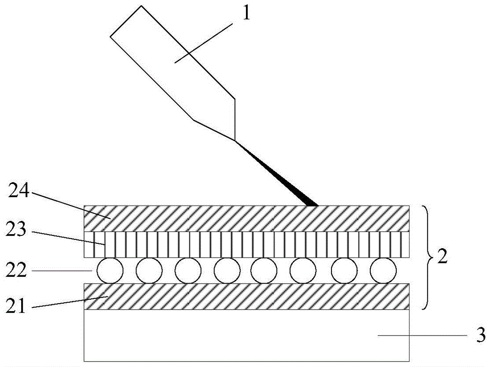 A non-contact touch screen control device