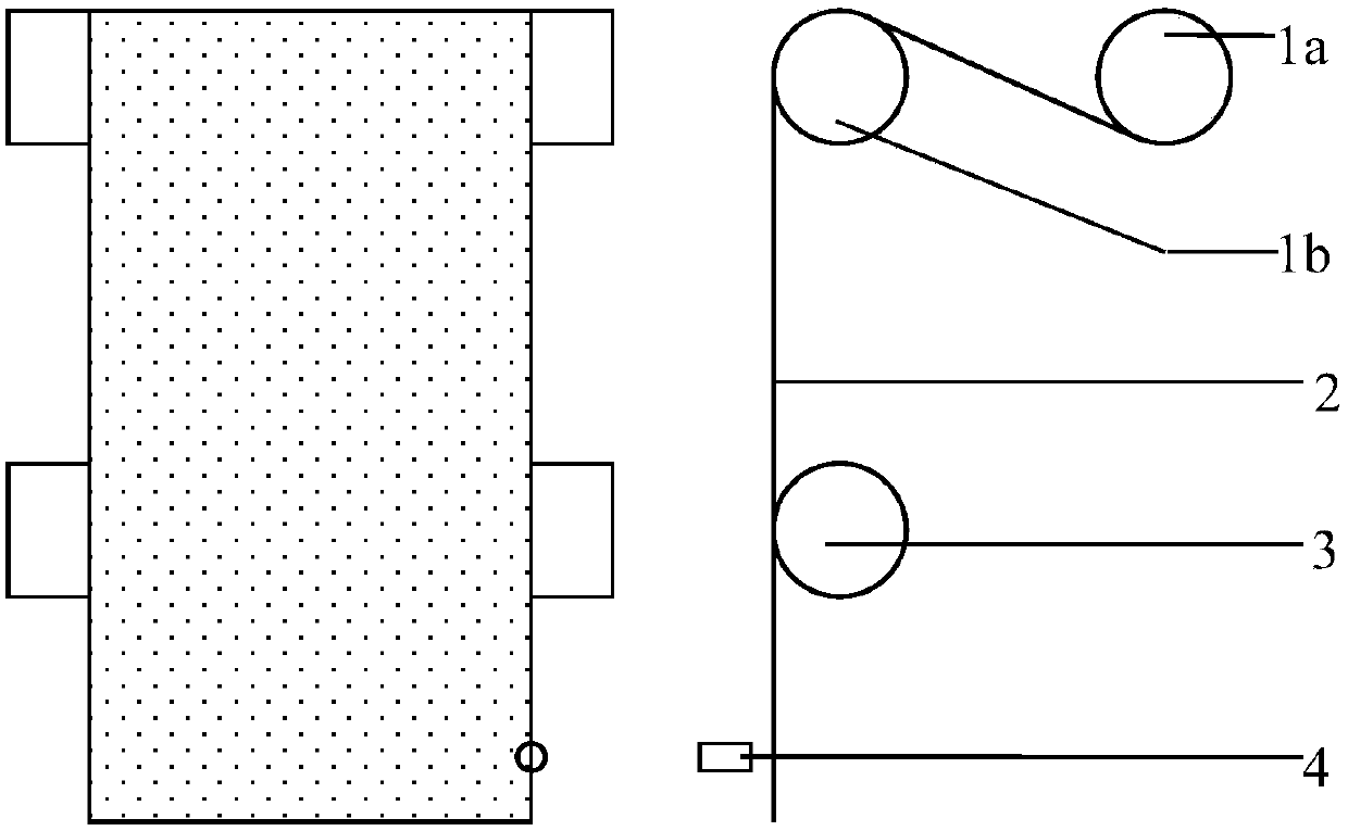 Thin film conveying deviation correction structure and control method