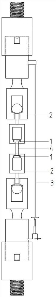 Near-far double-end aligning device