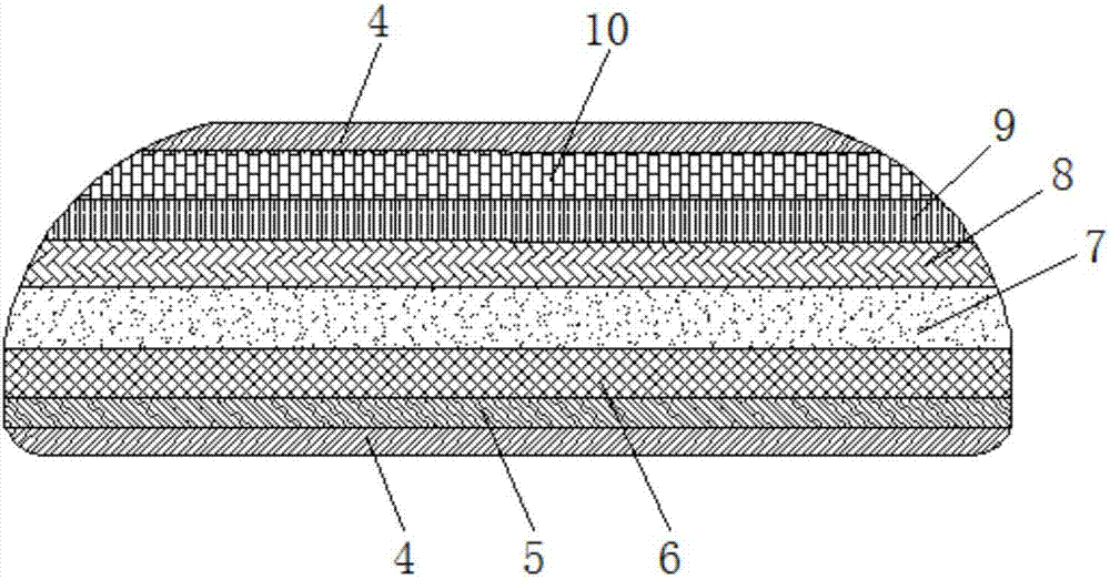 Anti-glare capacitive touch screen structure