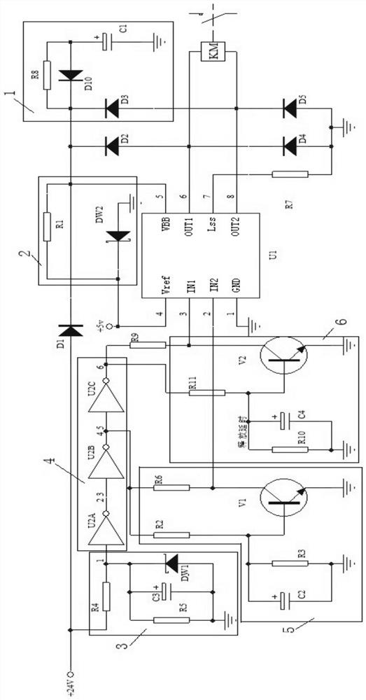 Efficient and energy-saving contactor control circuit