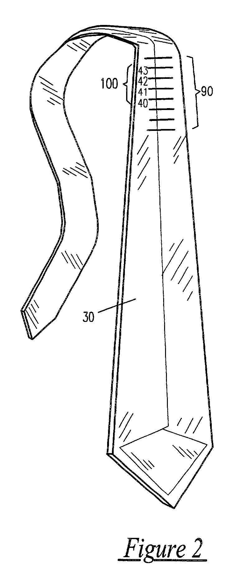 Universal necktie tying aid and ties utilizing same