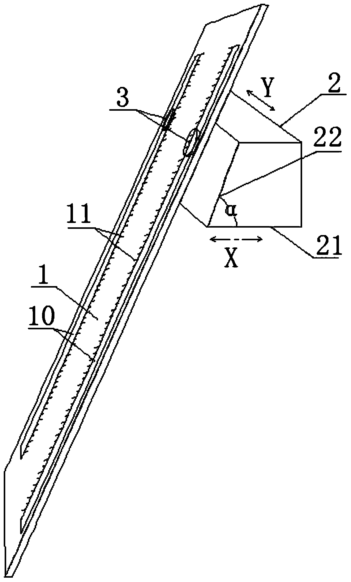 Inclined boundary shaping device and sand box simulated inclined boundary experiment device and method