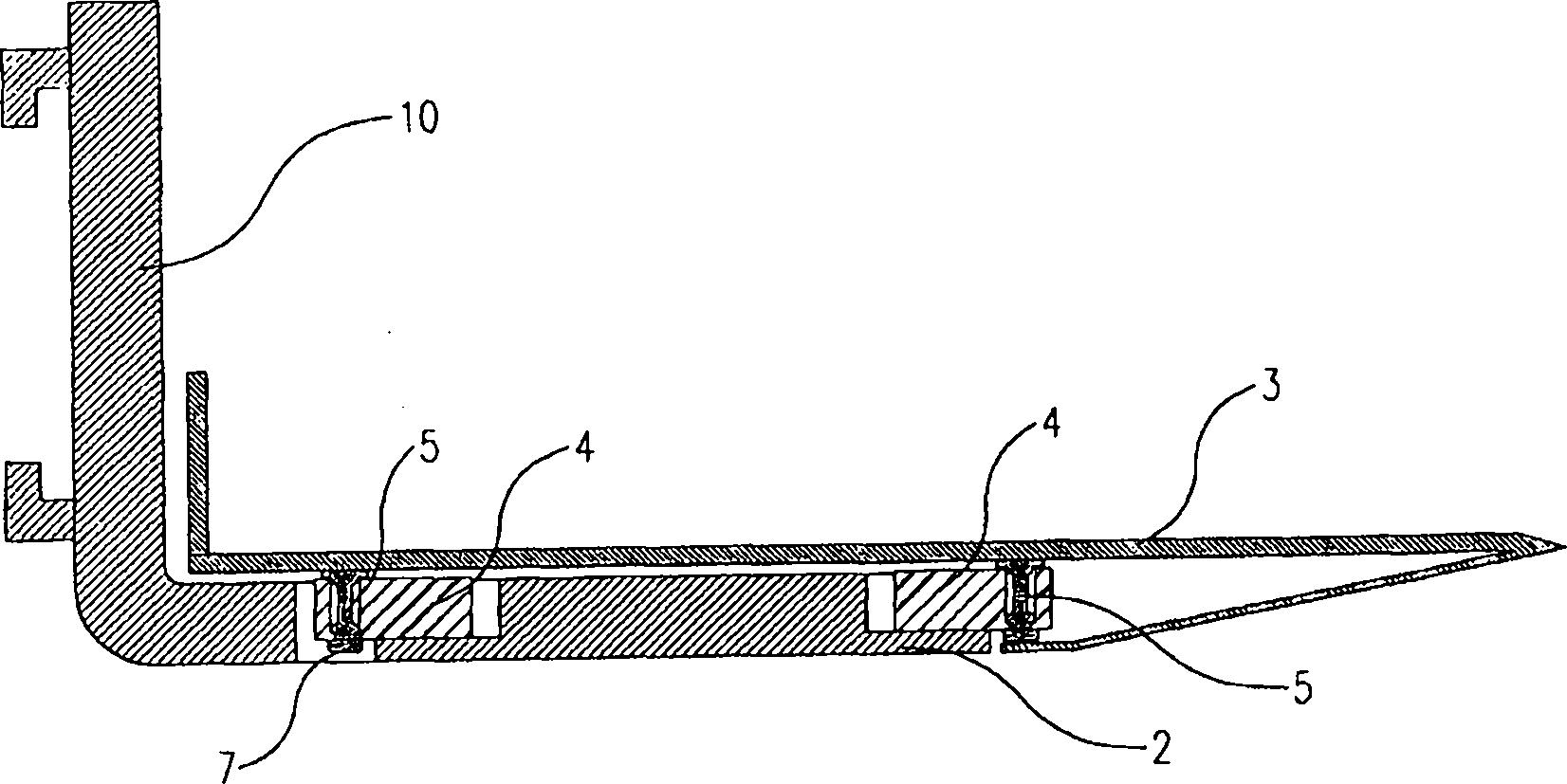 Device, carrying body and lifting vehicle