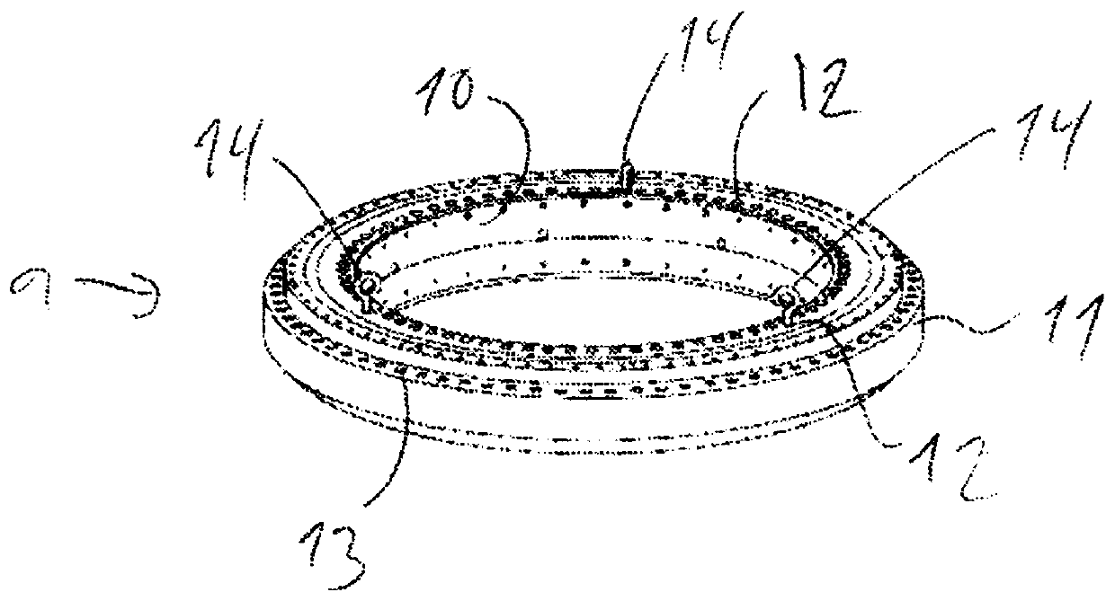 Lifting system for a moment bearing, a method of mounting and dismounting a moment bearing and use of such lifting system