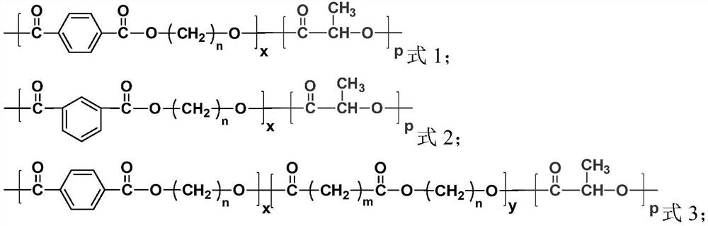 Degradable copolyester as well as preparation method and application thereof