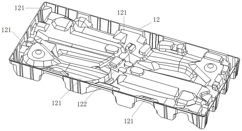 Logistics appliance assembly for vehicle door protection plate