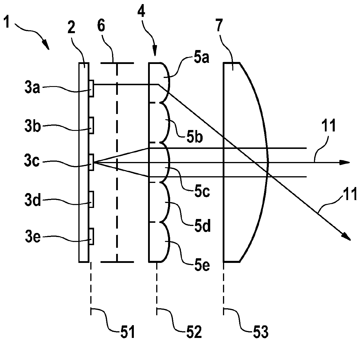 Lidar sensor for a lidar system