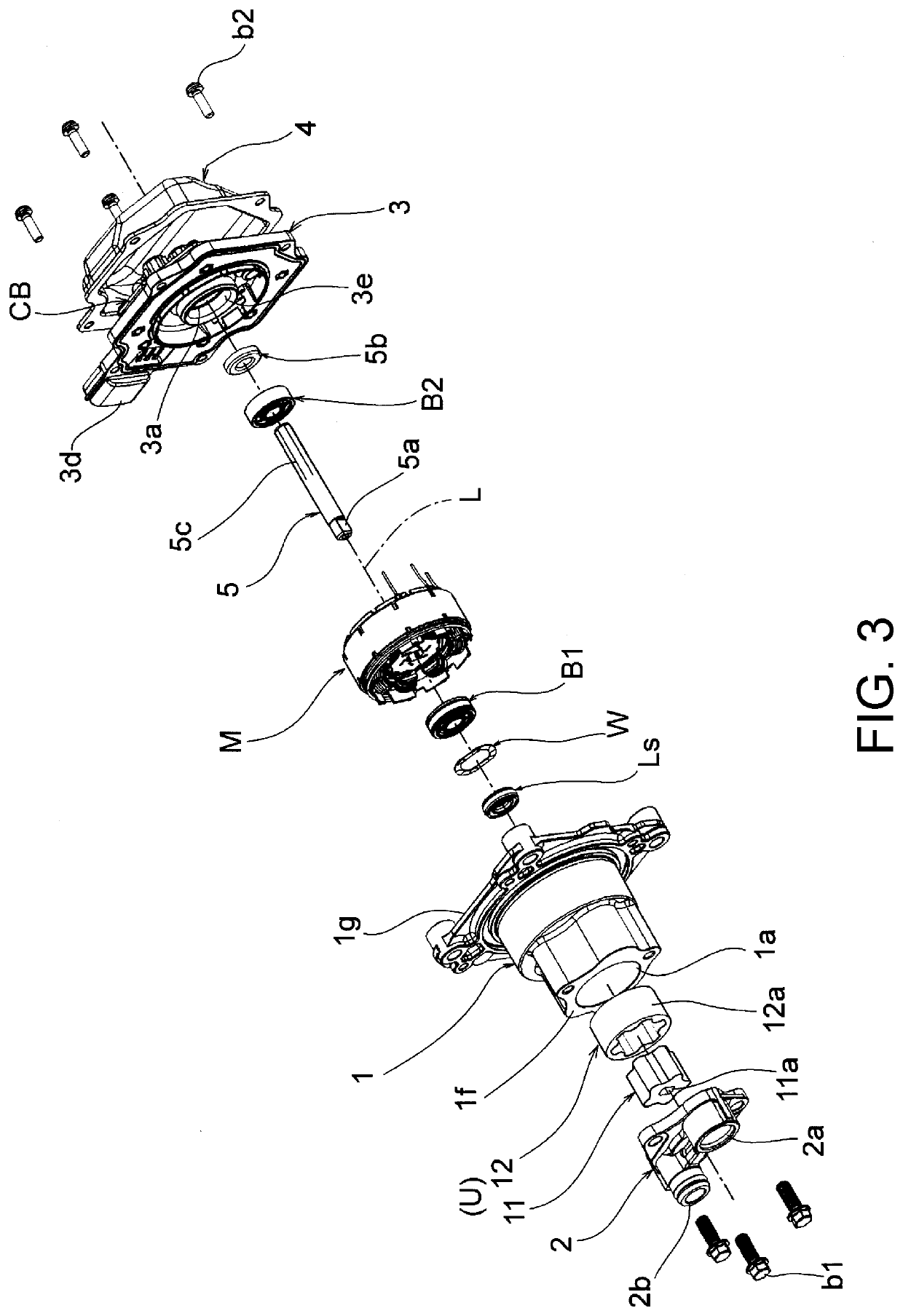 Permanent magnet-embedded motor and pump device