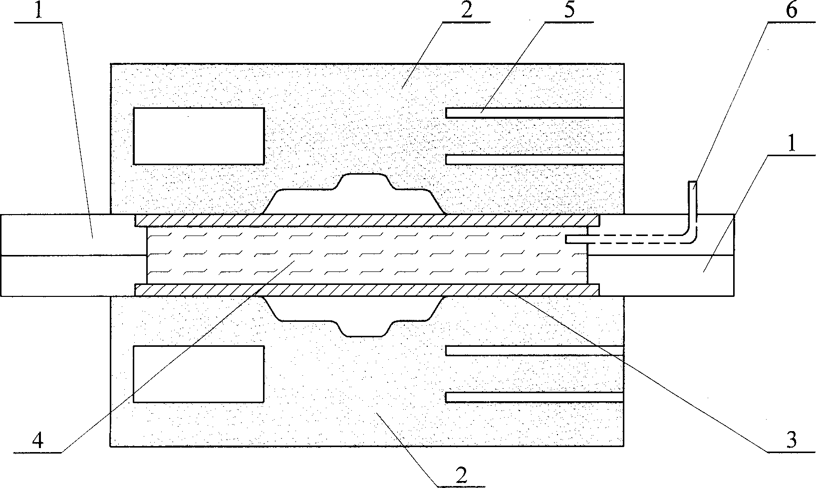 Thermal internal high pressure formation method for light alloy tube (or pipe)