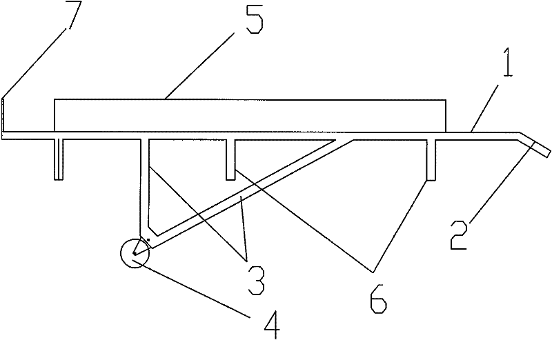 Oxygen and acetylene cylinder storage and conveying device for building construction site