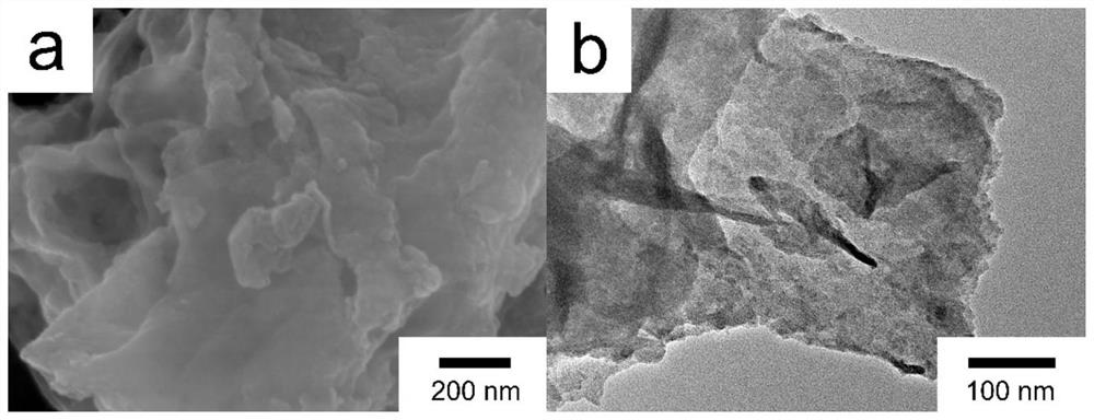 Co &lt; 2 + &gt;-Zr &lt; 2 + &gt;/(2-MeIm) x-coated PPy/GO nanosheet as well as modified electrode and application thereof