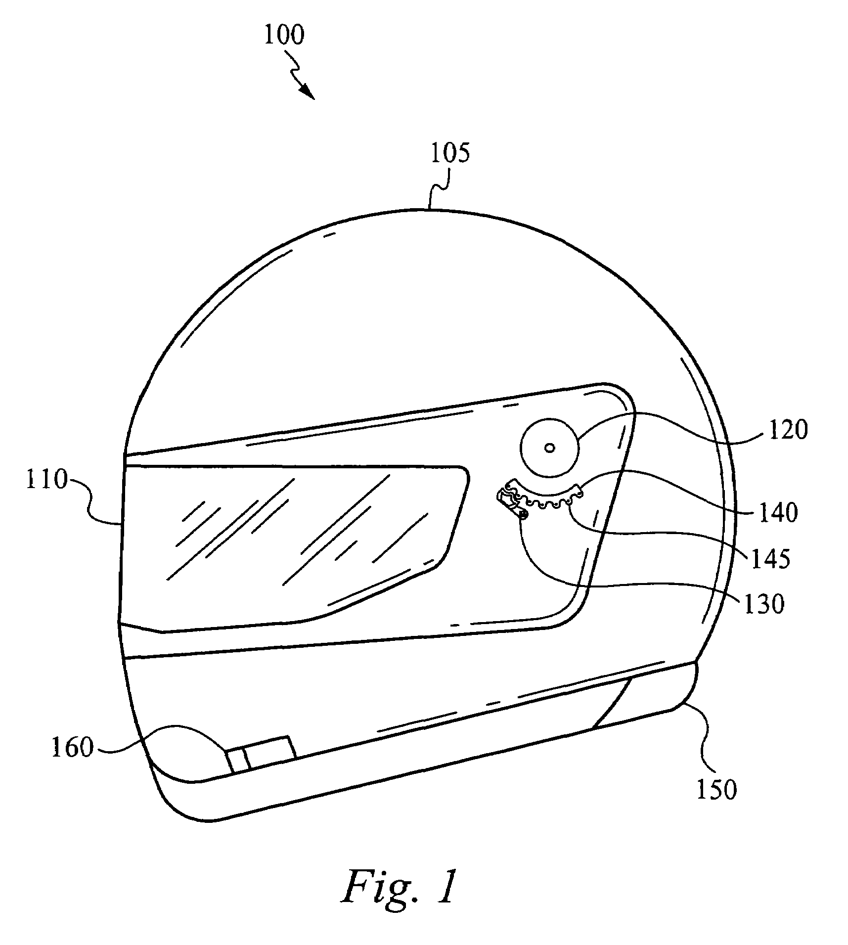 Motorcycle helmet windshield control system and method
