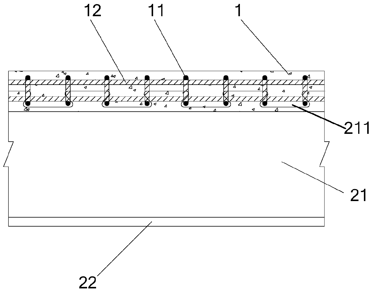 Combined beam and manufacturing method thereof