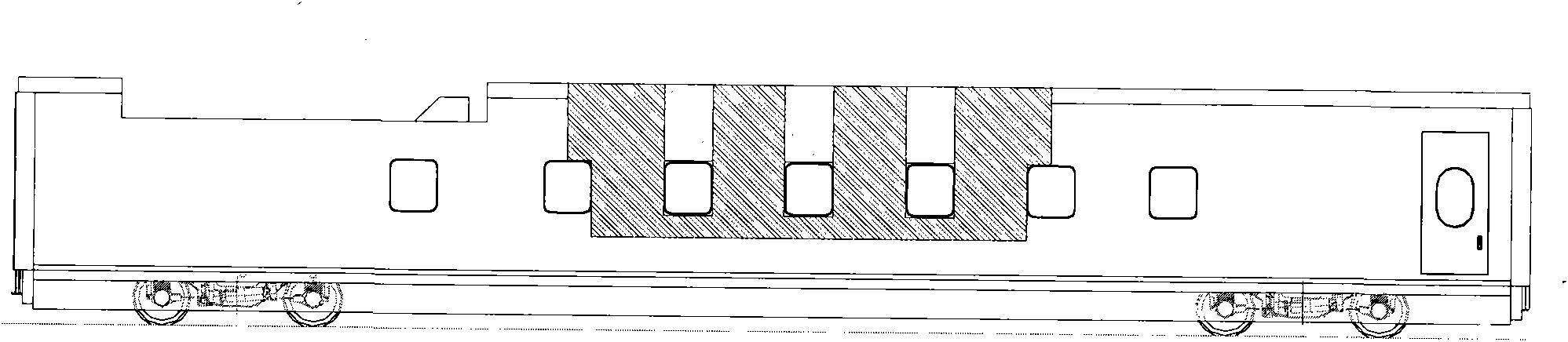 Method for improving fireproof performance of vehicle body