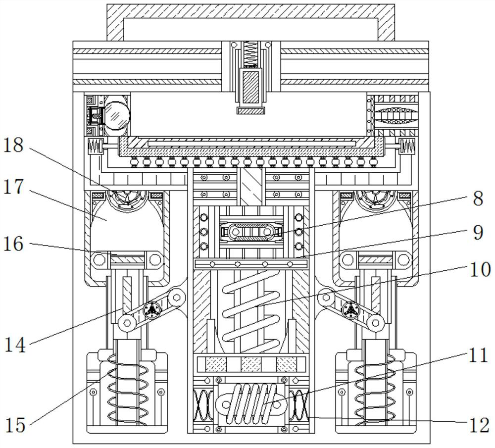 Auxiliary equipment capable of achieving automatic sorting according to sizes of express packages and for express transportation