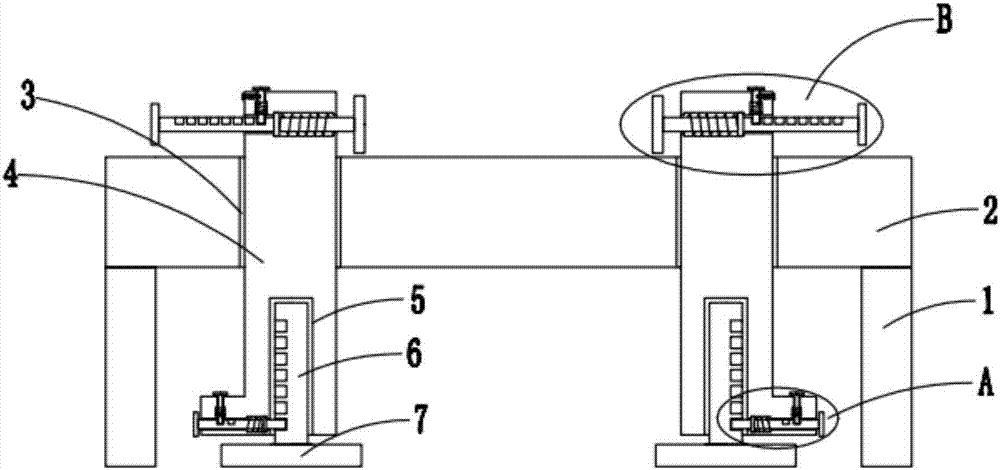 Clamping device for automobile checking fixture