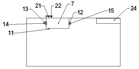 Multifunctional self-closing tool recycling box device of engineering machinery