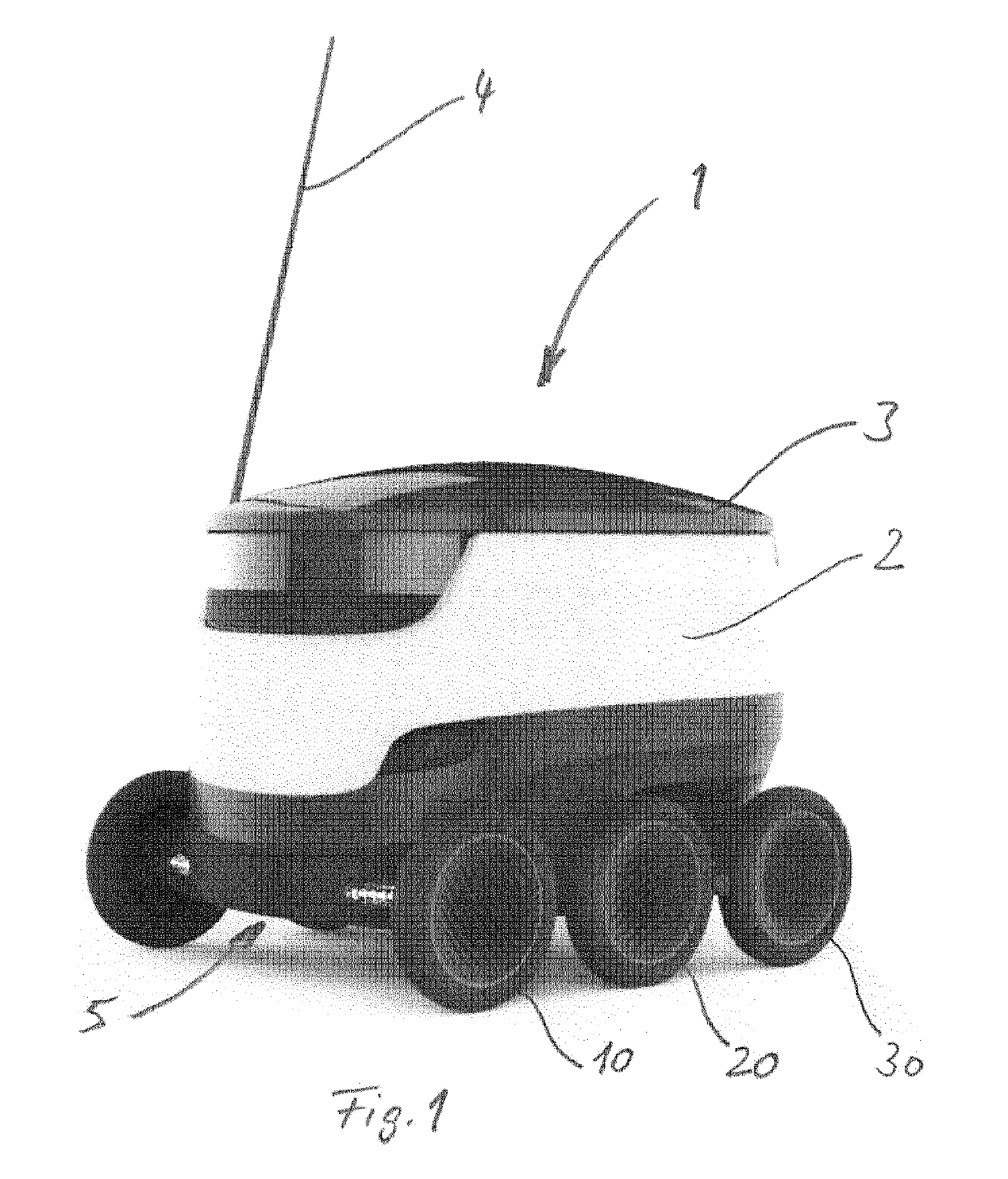 Robot and method for traversing vertical obstacles