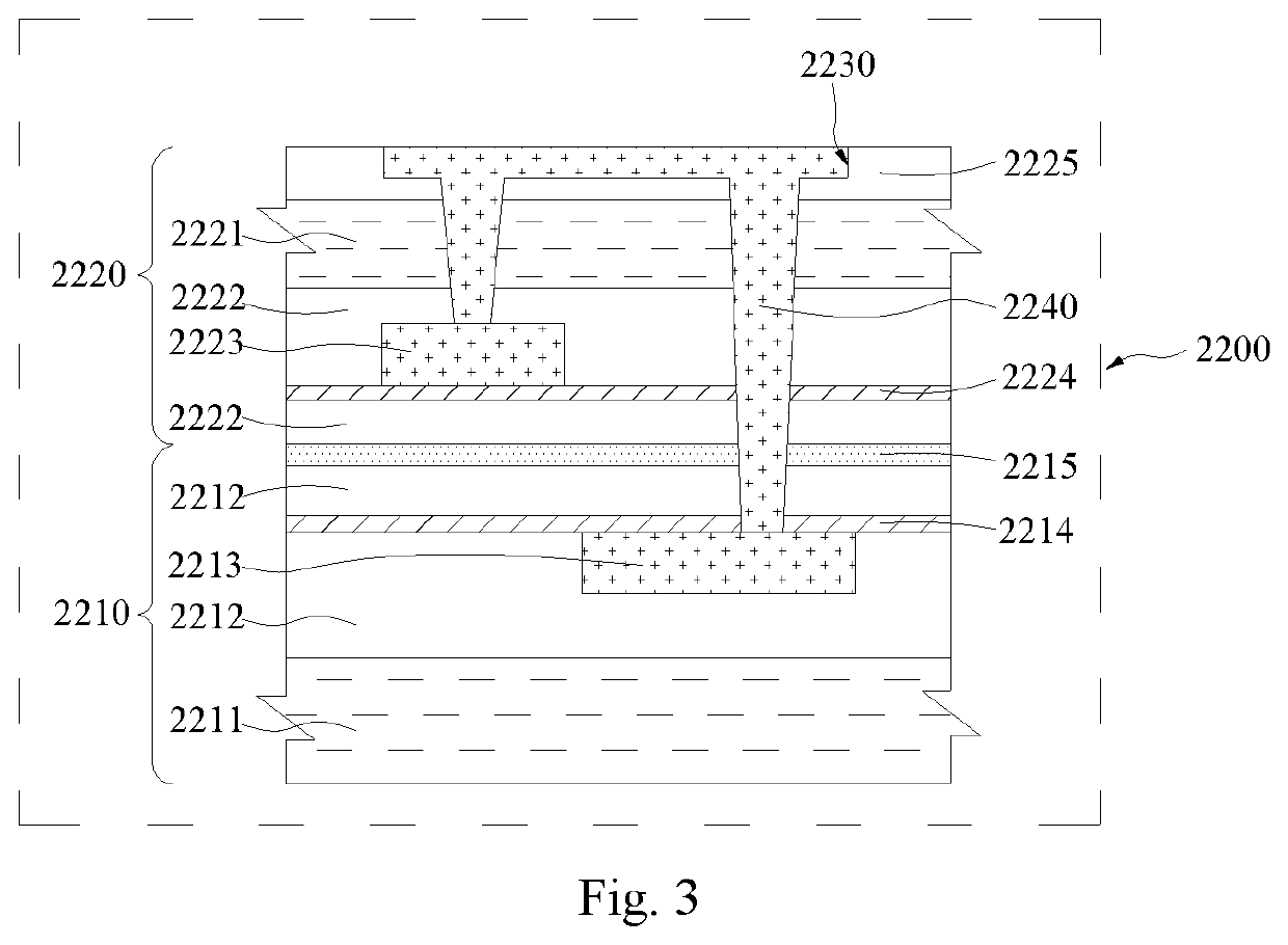 Multi-wafer bonding structure and bonding method