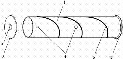 Wire rope extensometer protective device for monitoring tension stress of prestressed reinforcement