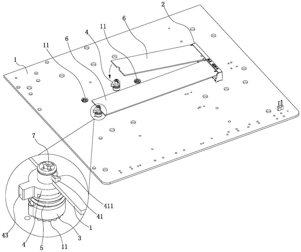 Circuit board connecting mechanism