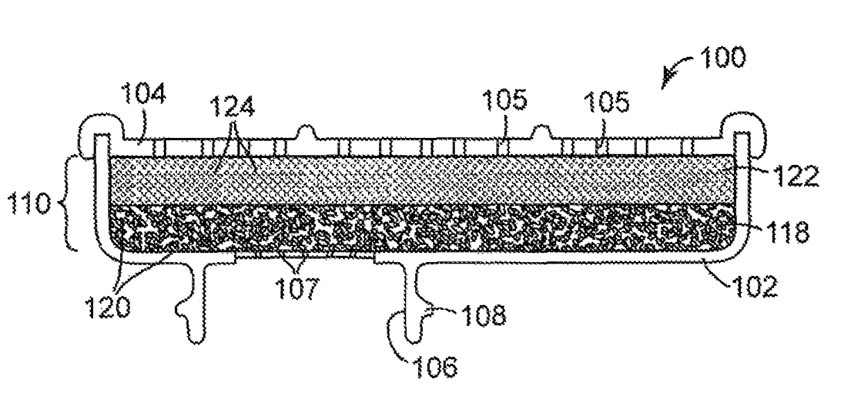 Layered or mixed sorbent bed protective filtration device