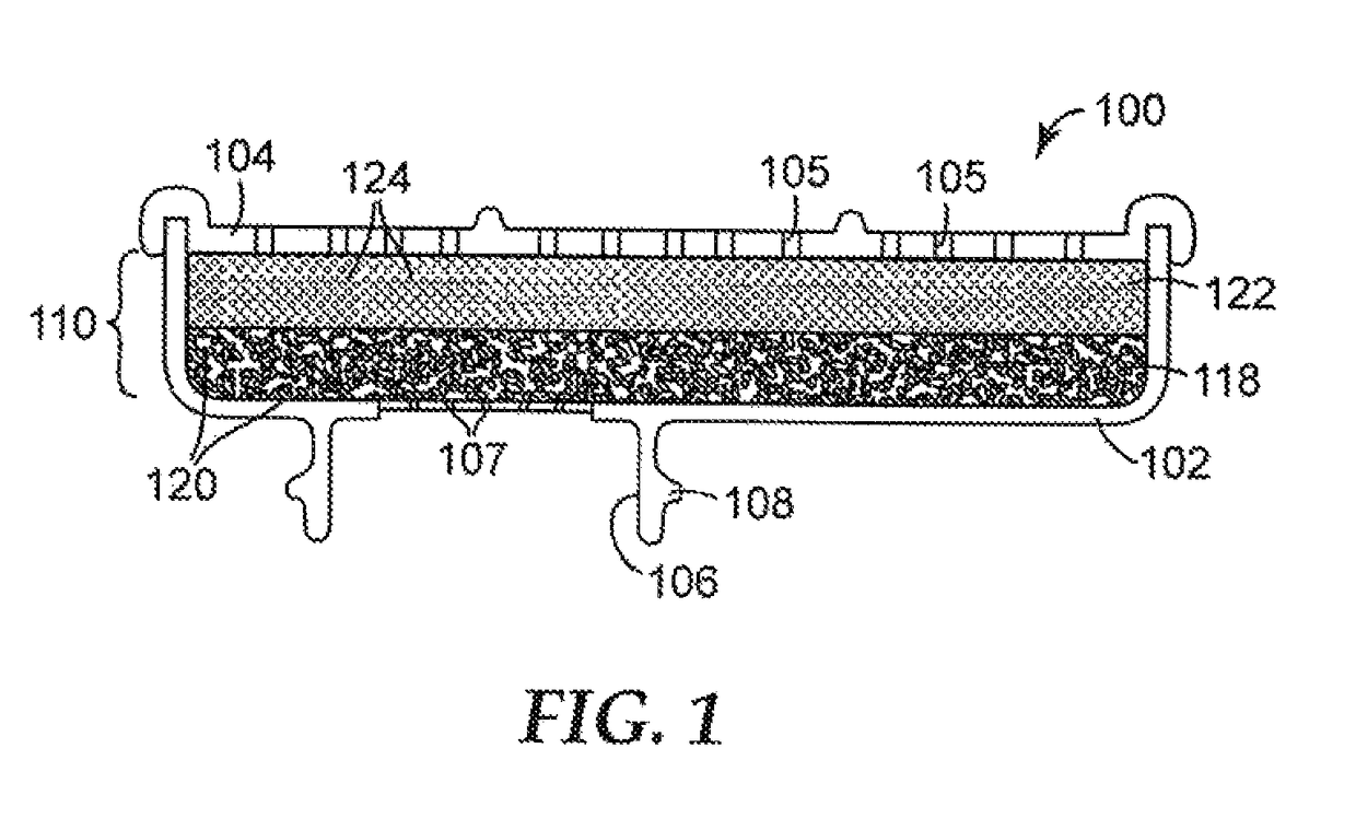 Layered or mixed sorbent bed protective filtration device