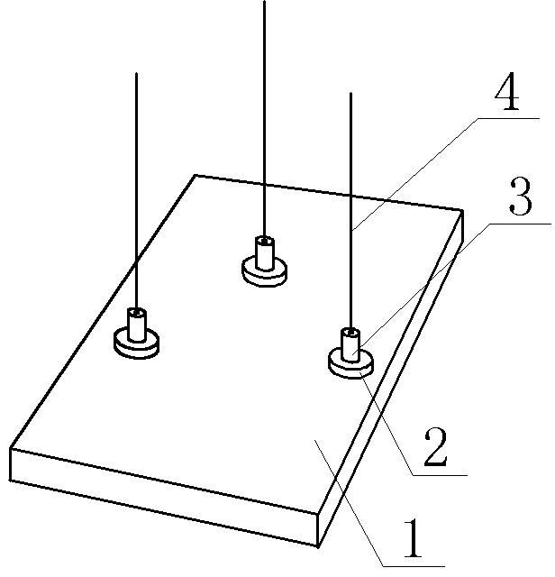 Ceiling punch laser positioning apparatus