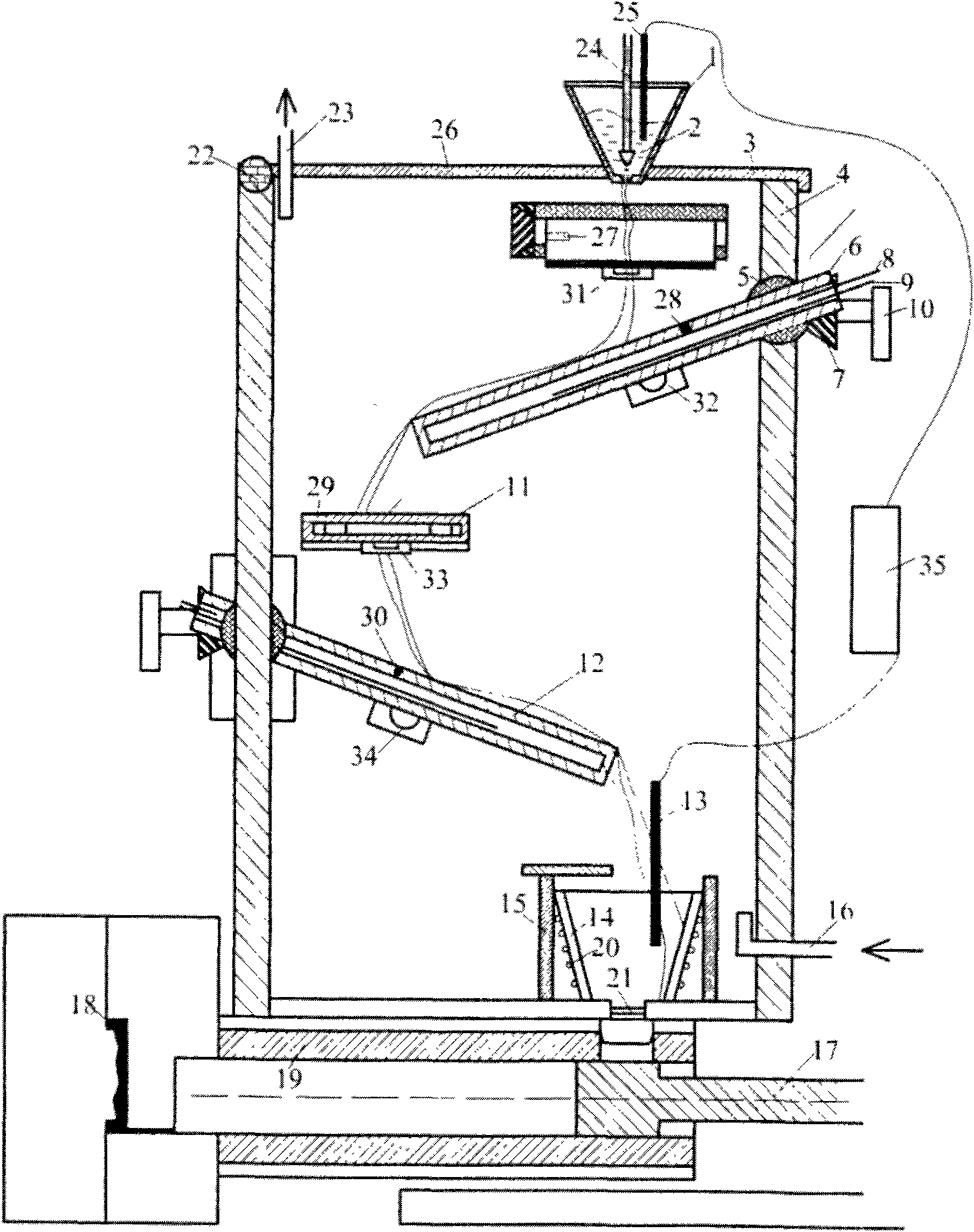 Semi-solid rheological molding device for metal part