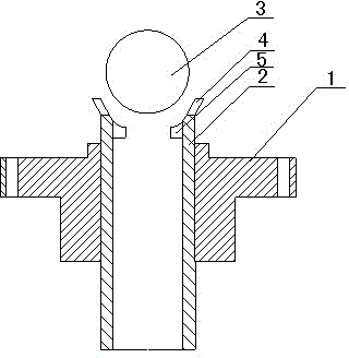 Reinforcing welded steel ball seat