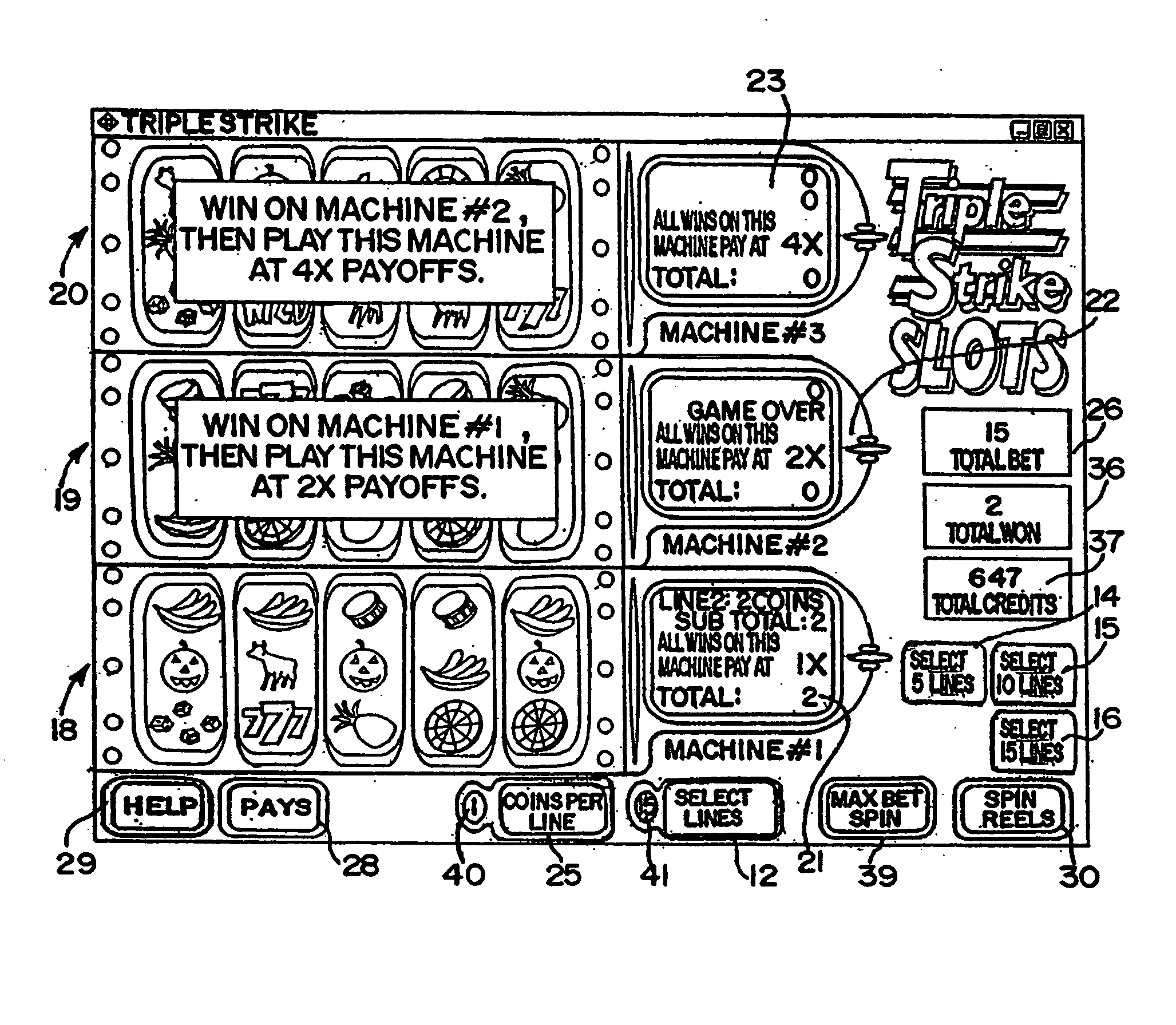 Multi-stage multi-bet game, gaming device and method