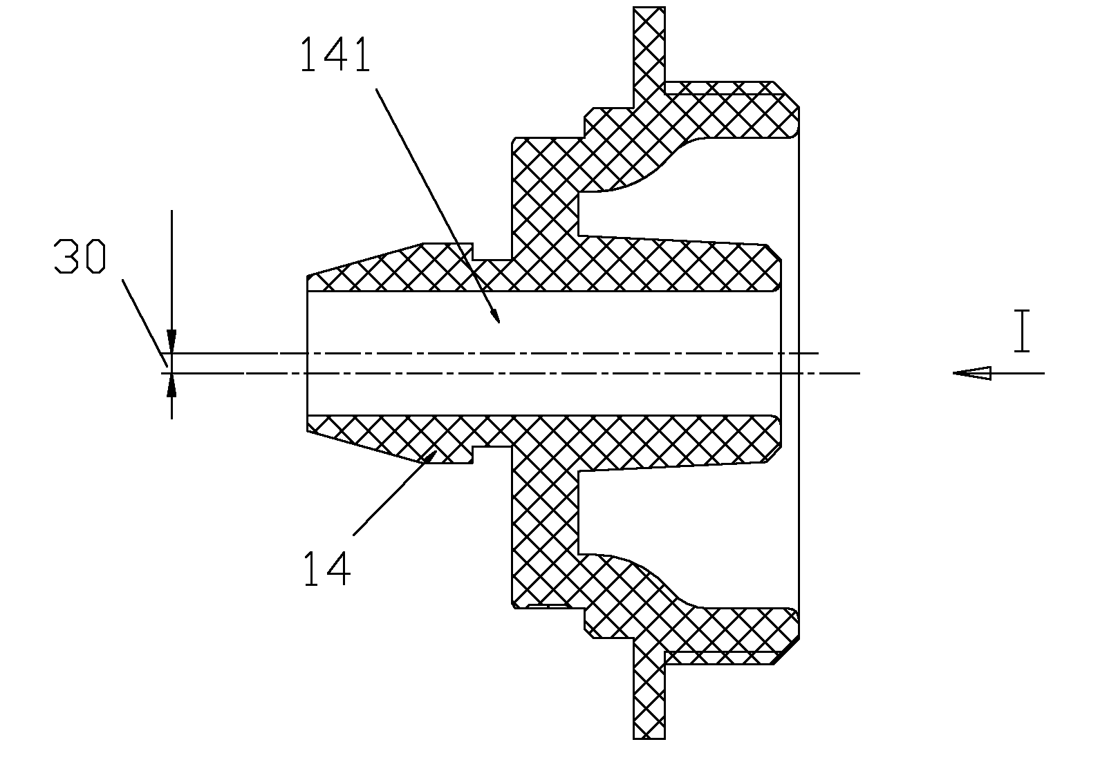 Handle type flow regulating flushing valve