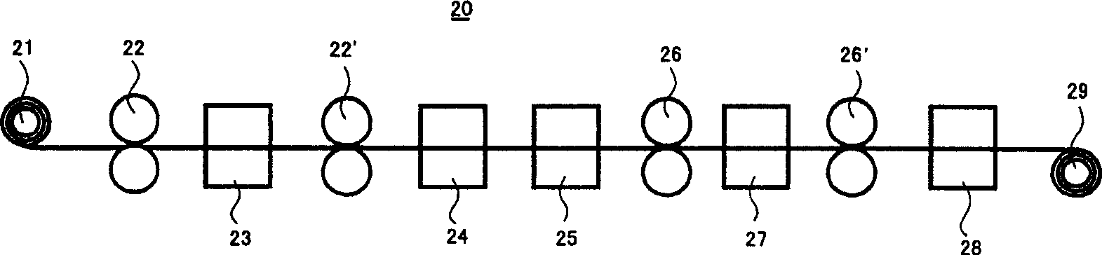 Light polarizing device, a method of continuously fabricating same, and reflective optical devices using same