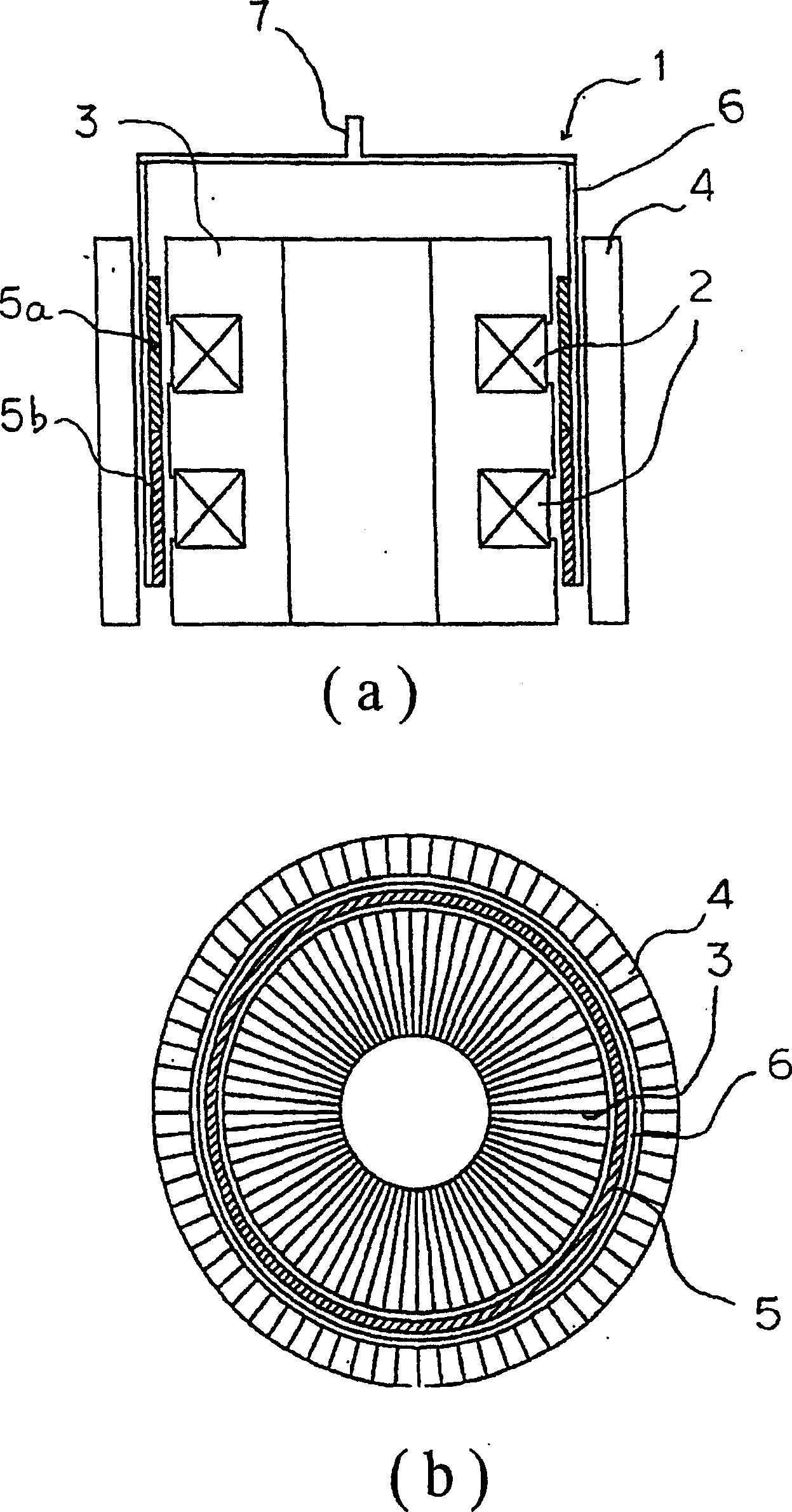 Linear motor and compressor with same