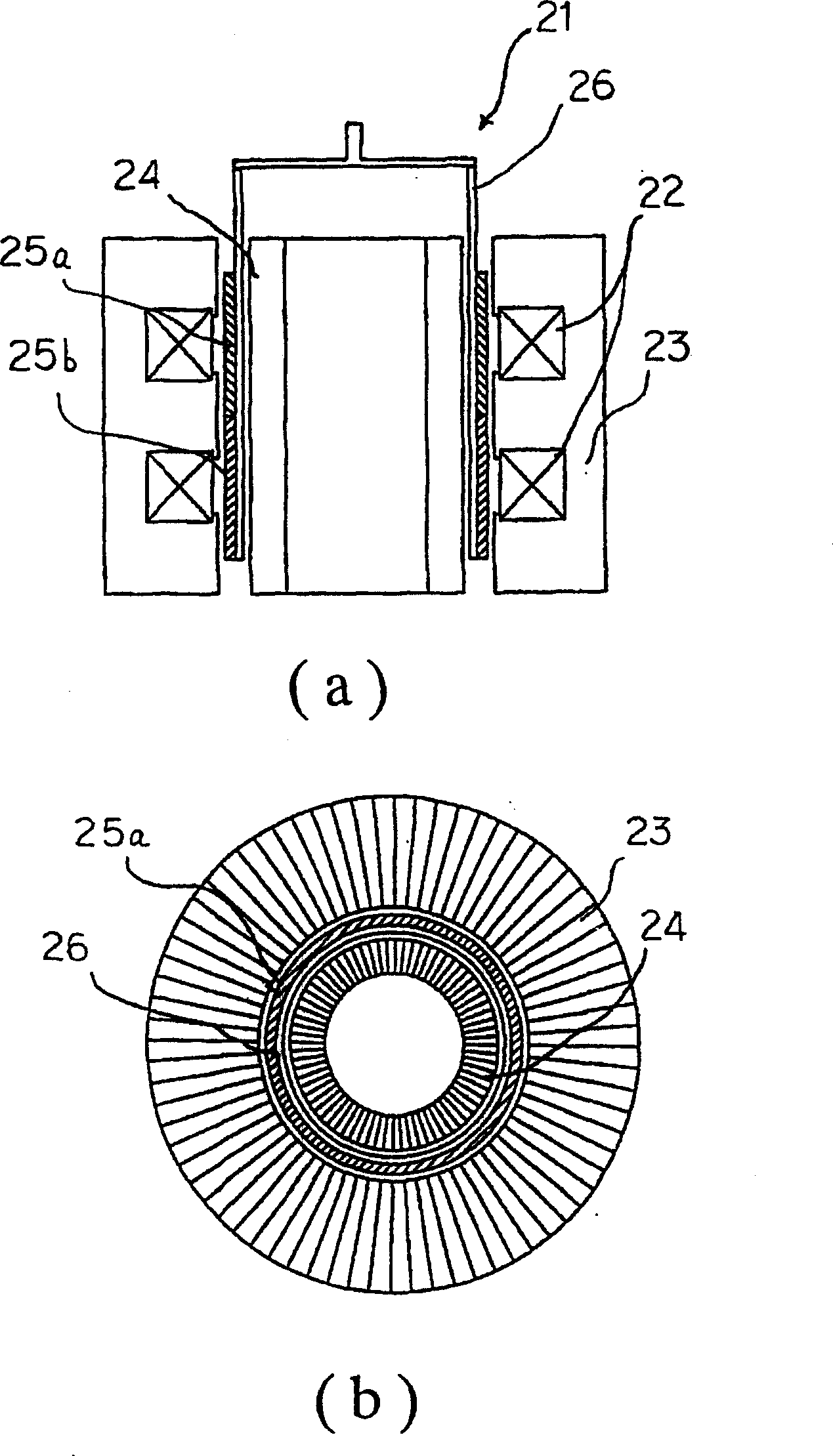 Linear motor and compressor with same