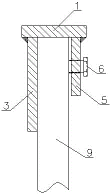 Device for positioning splayed reinforcing plate of corrugated bulkhead and determining points for measurement of tacheometry