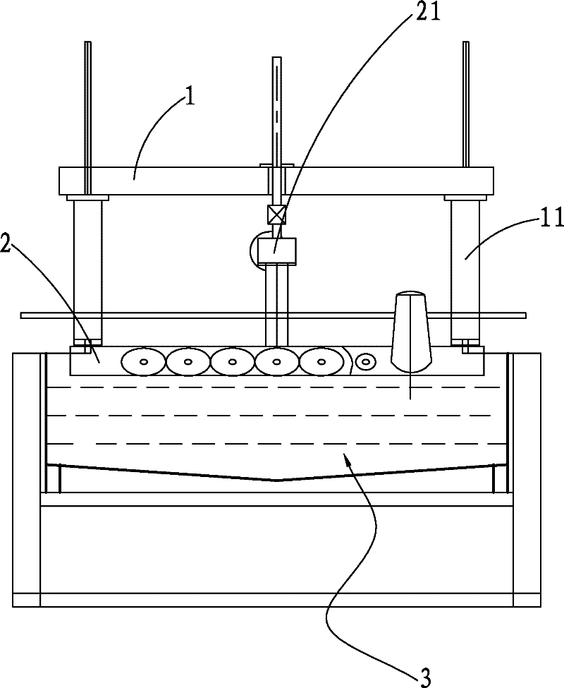 Glazing machine of pin insulator