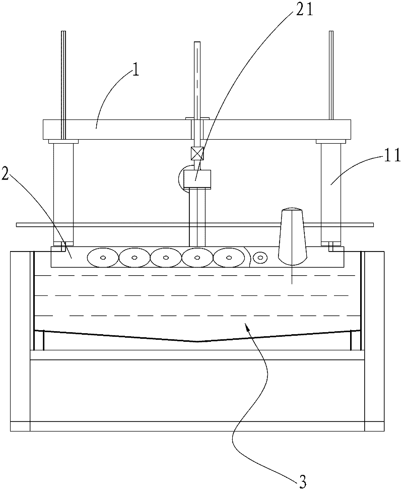 Glazing machine of pin insulator