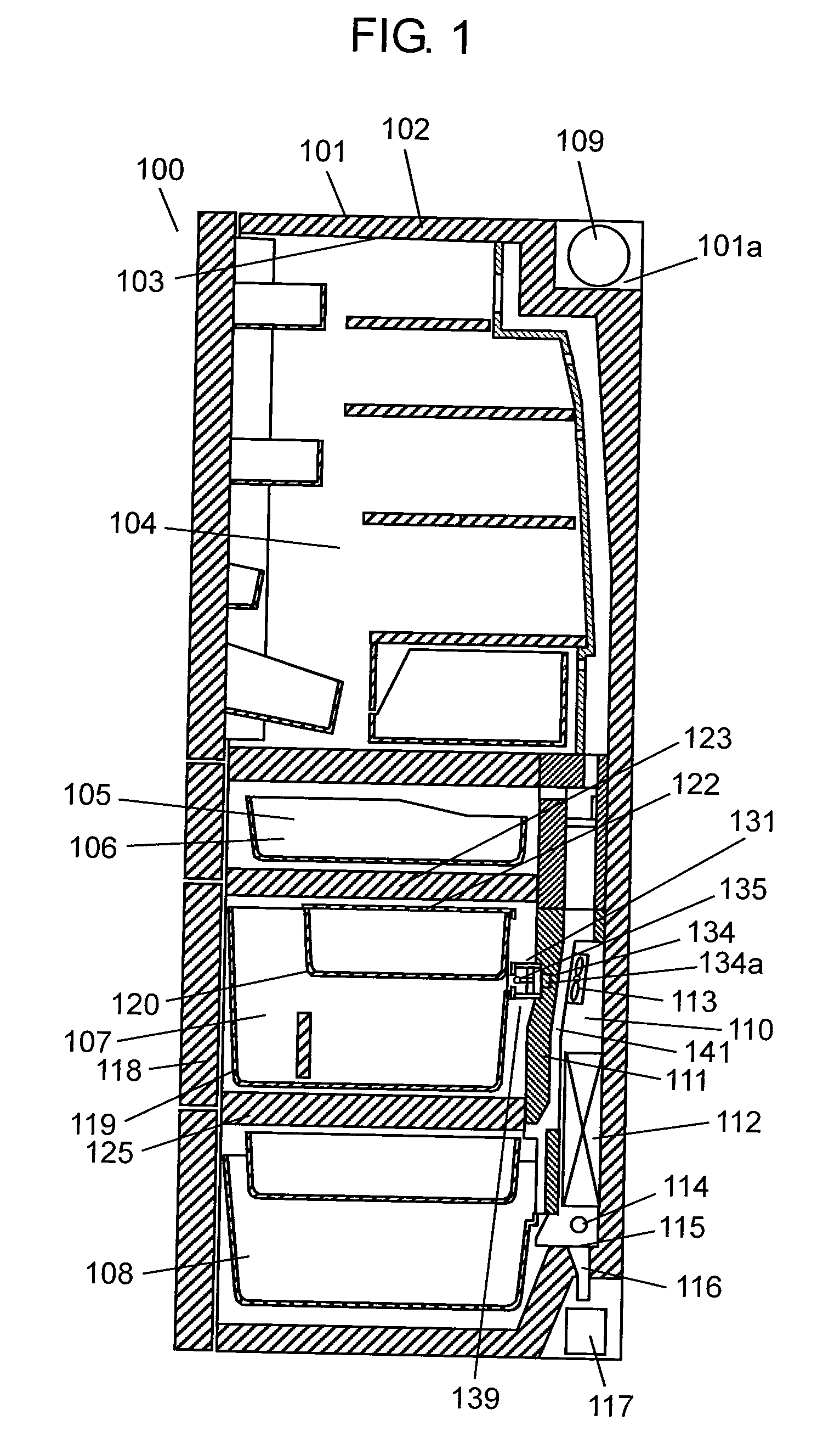 Refrigerator, and electric device