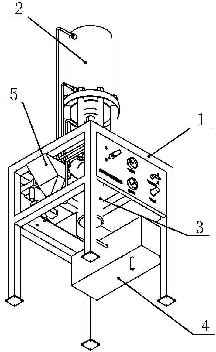 An industrial ultra-high pressure cell crushing method and a cell crushing machine