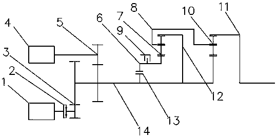 Dual-motor multi-mode pure-electric drive system