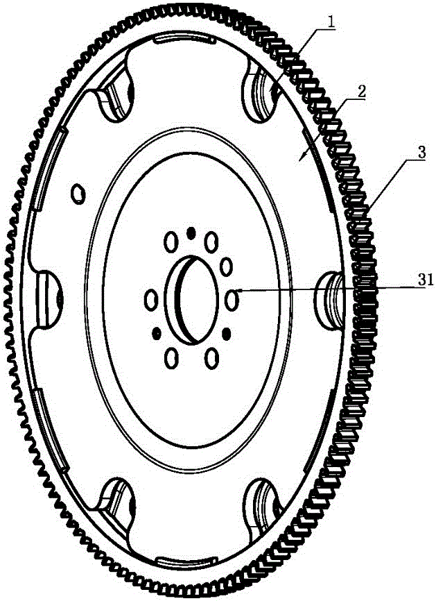 Spline flywheel assembly for double-clutch automatic transmission