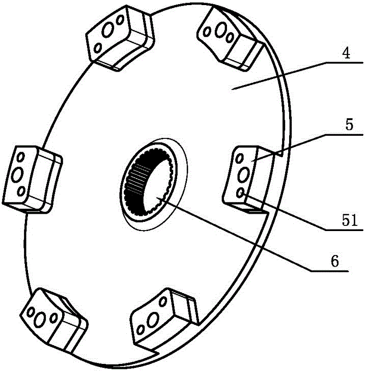 Spline flywheel assembly for double-clutch automatic transmission