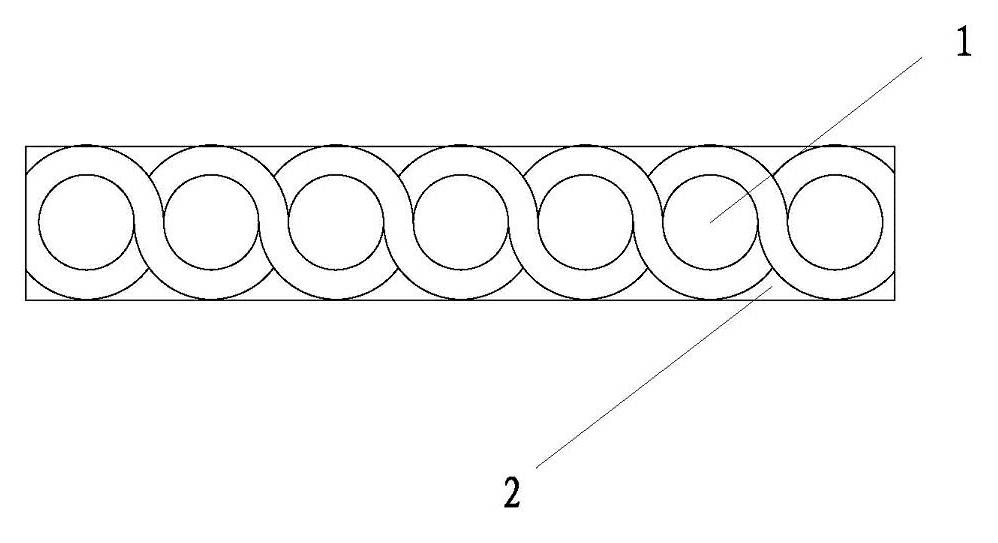 Printed label tape and manufacturing method thereof
