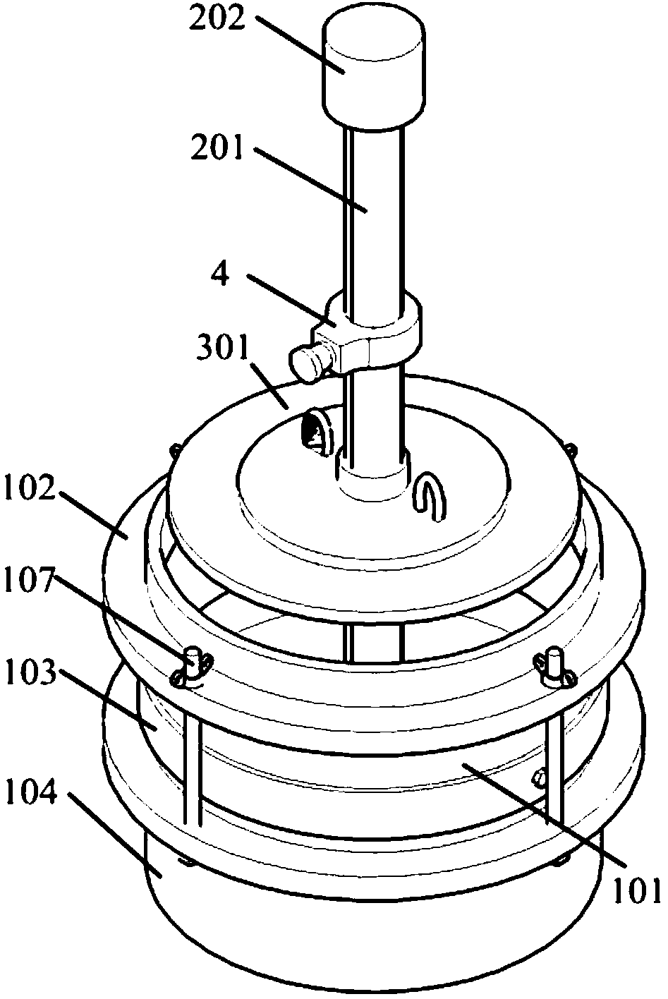 Sample blank manufacturing device and method for anchor or pile and soil interface friction performance test