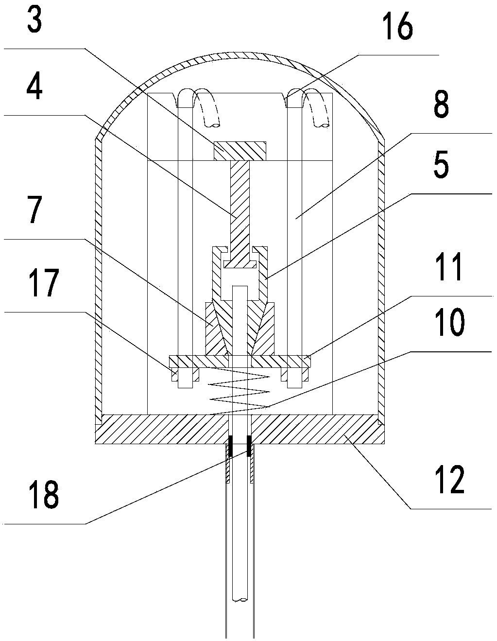 Recoverable U-shaped anchor cable for main bar of working cable and using method thereof
