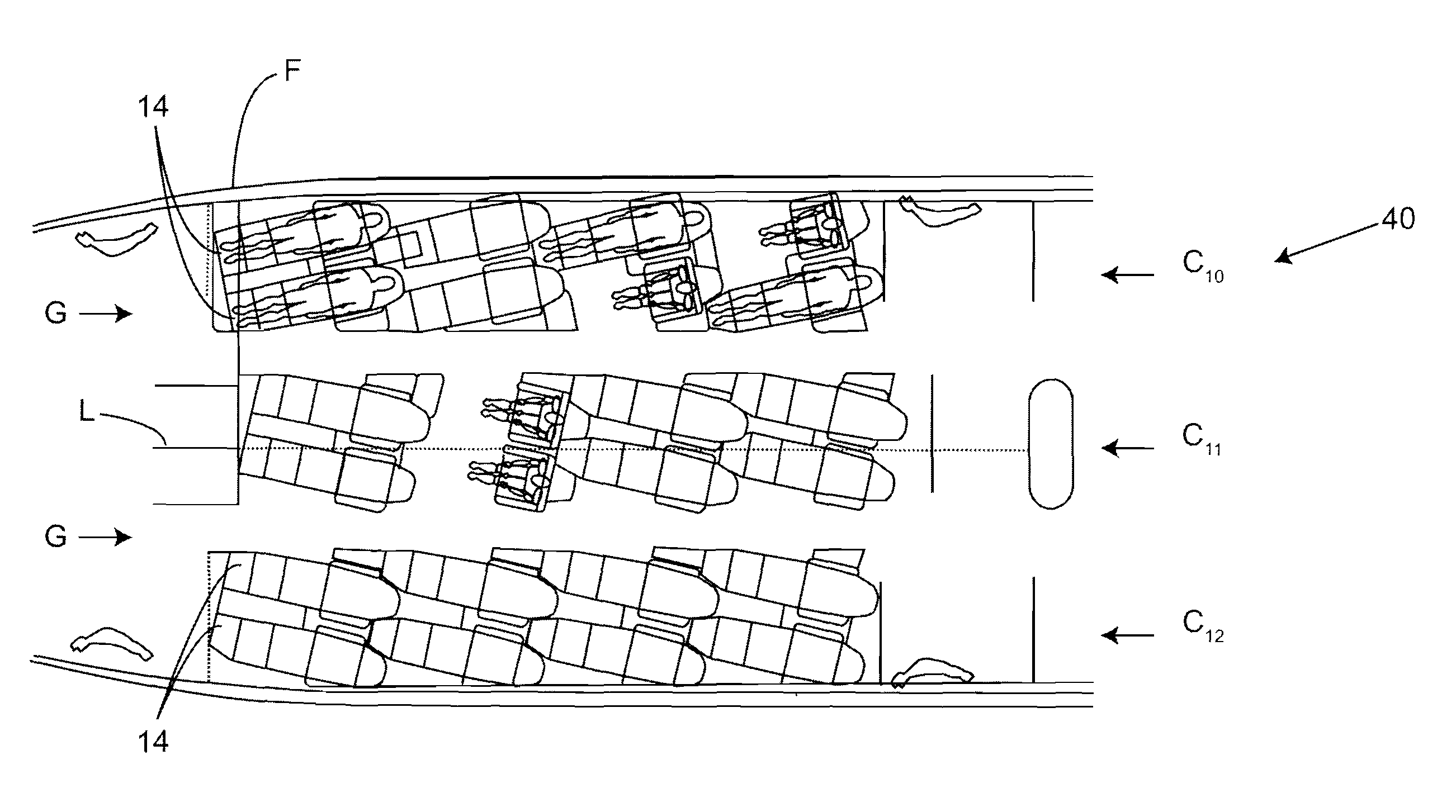 Seating arrangements particularly for passenger aircraft